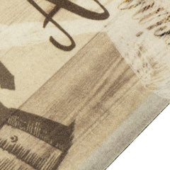 vidaXL Kitchen Rug | Coffee Brown | Velvet_Top:100% Polyamide; Latex_Backing 3