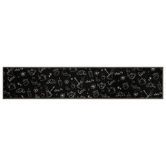vidaXL Kitchen Rug Washable Morning Black 60x300 cm Velvet 2