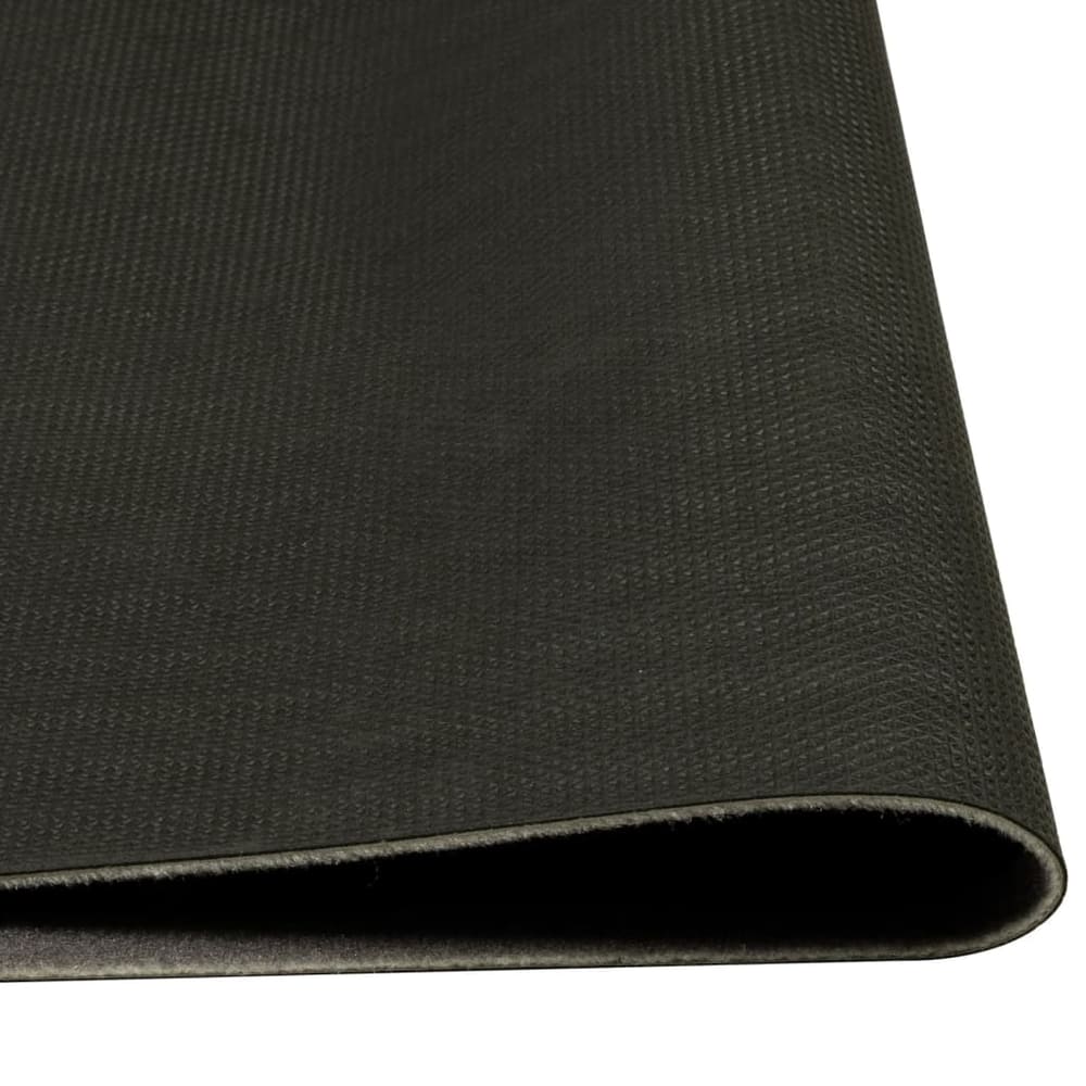 vidaXL Kitchen Rug Washable Morning Black 60x300 cm Velvet 4
