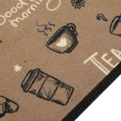 vidaXL Kitchen Rug | Morning Brown | Velvet (100% polyamide) | 60x180 cm 3