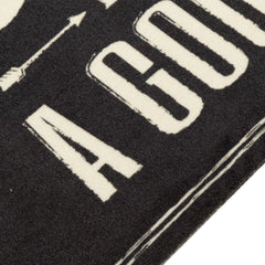 vidaXL Kitchen Rug Washable Coffee Text 60x180 cm Velvet 3
