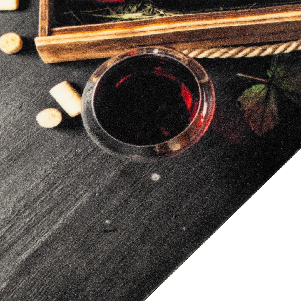 vidaXL Kitchen Rug | Multicolour | Velvet (100% polyamide), Latex | 180x60 cm 3