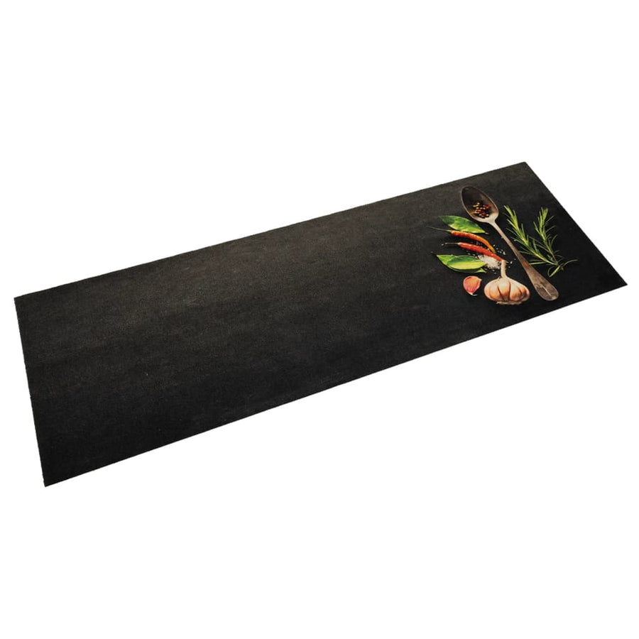 vidaXL Kitchen Rug Washable Spices 60x180 cm Velvet 1