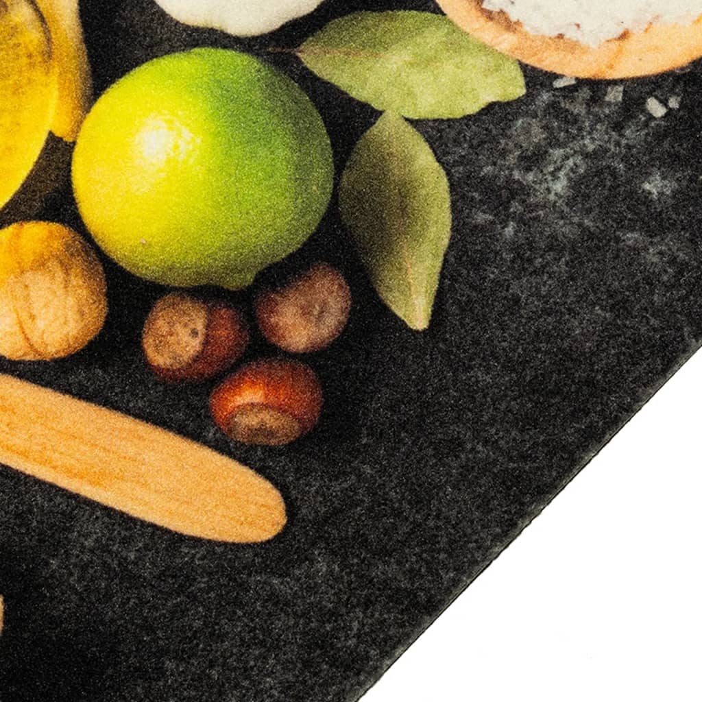 vidaXL Kitchen Rug Washable Spices 60x300 cm Velvet 3