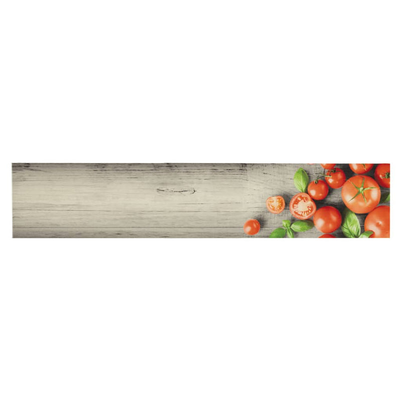 Kitchen Rug Washable Tomatoes 60x300 cm Velvet