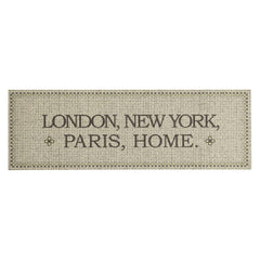 vidaXL Kitchen Rug Washable Capital Home 60x180 cm Velvet 2