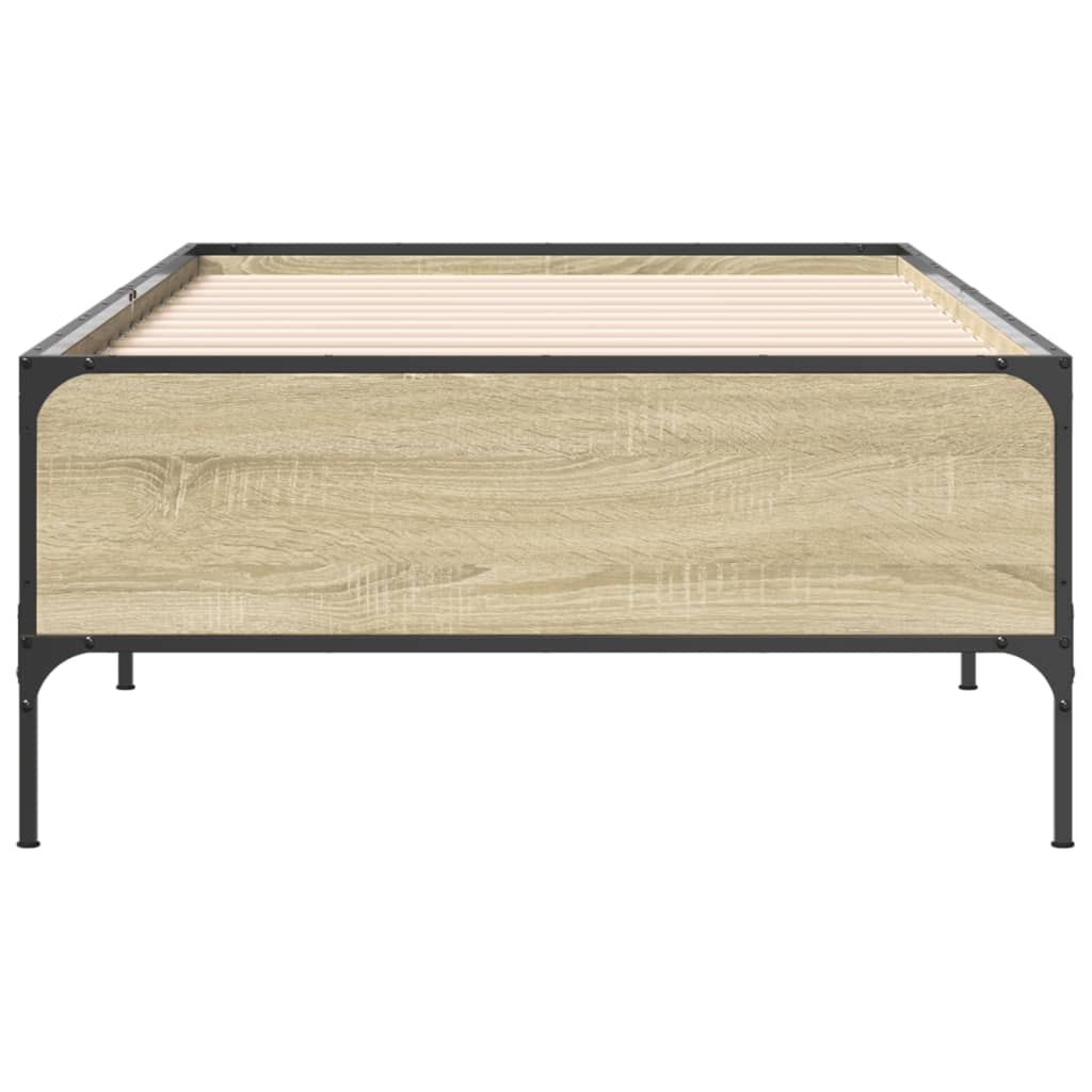 Bed Frame without Mattress Height 44 cm Length 200 cm Sonoma Oak 100 cm