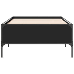 vidaXL Bed Frame without Mattress Black 90x190 cm Single 4