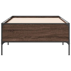 vidaXL Bed Frame without Mattress Brown Oak 75x190 cm Small Single 4