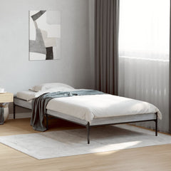 vidaXL Bed Frame without Mattress Grey Sonoma 90x200 cm 1