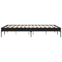 Bed Frame without Mattress Height Length Black