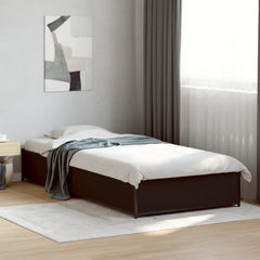 vidaXL Bed Frame without Mattress Black 90x190 cm Single 1