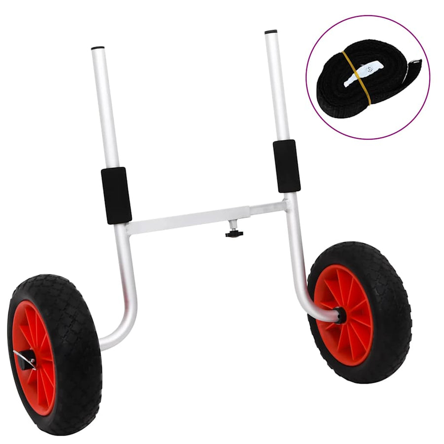Kayak Trolley 90 kg Aluminium 26 x 56.5-72.5 x 63.5 cm 1