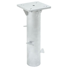 vidaXL In-Ground Parasol Base Silver 16x16x39.5 cm Steel 1