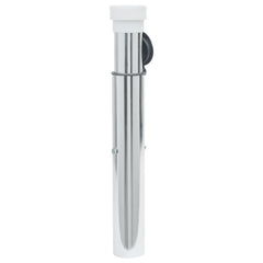 vidaXL In-Ground Parasol Base for 40-50 mm Pole Silver Aluminum 1