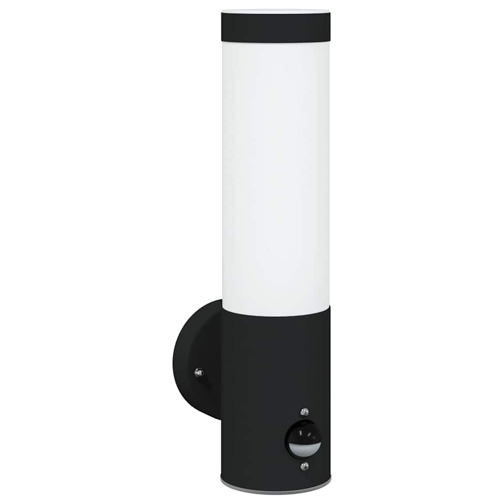 vidaXL Outdoor Wall Light 2 pcs Black 12 x 8.5 x 29 cm 4
