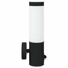vidaXL Outdoor Wall Light 2 pcs Black 12 x 8.5 x 29 cm 6
