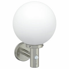 vidaXL Outdoor Wall Light Silver 28 x 25 x 38 cm 2