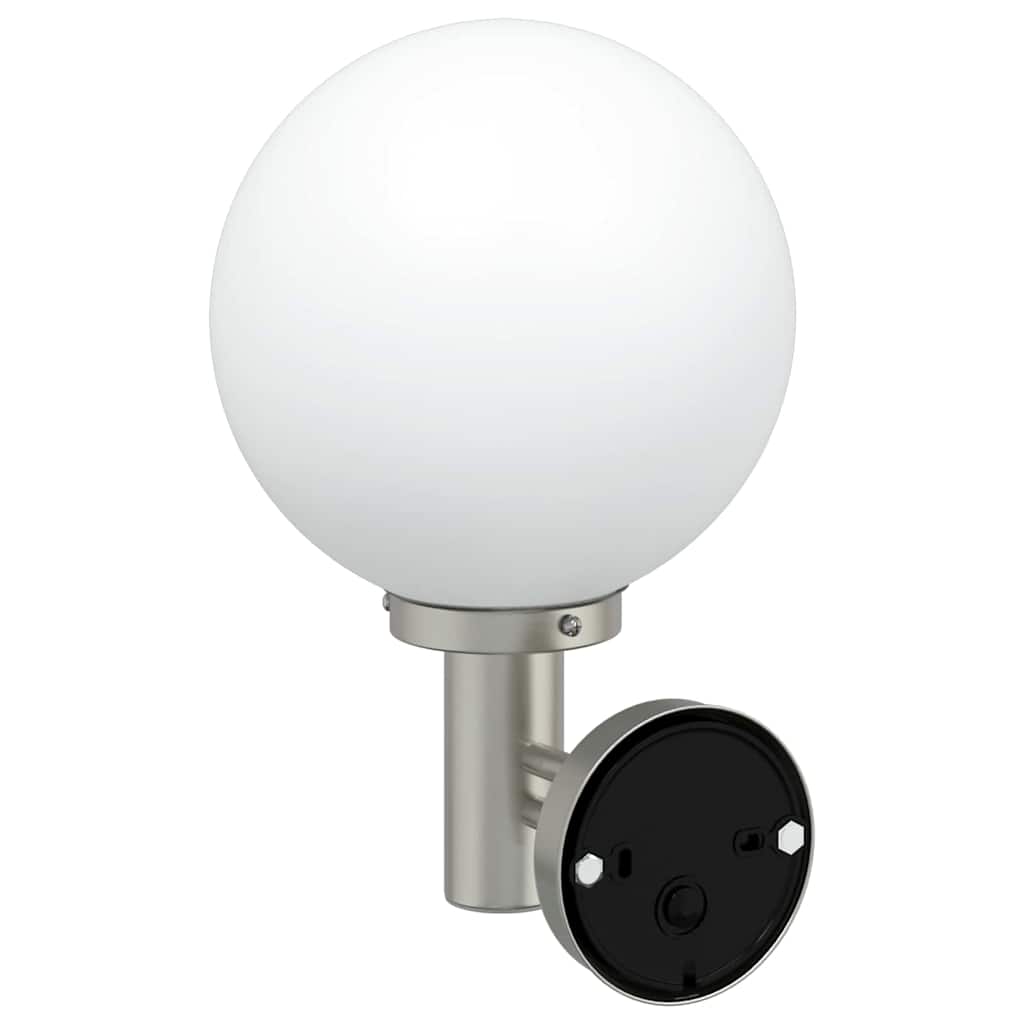 vidaXL Outdoor Wall Light Silver 28 x 25 x 38 cm 6