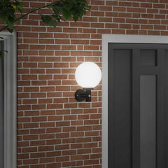 vidaXL Outdoor Wall Light Black 28 x 25 x 38 cm 3