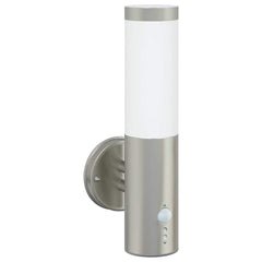 vidaXL Outdoor Wall Light 2 pcs Silver 15 x 7.5 x 33 cm 4