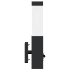 vidaXL Outdoor Wall Light 2 pcs Black 10.5 x 6 x 33 cm 6