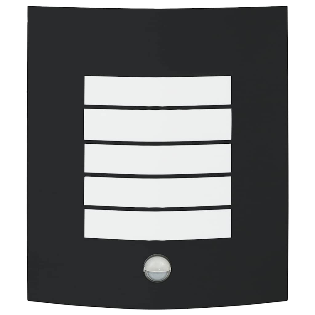 vidaXL Outdoor Wall Light 2 pcs Black 23.5 x 9 x 26 cm 5