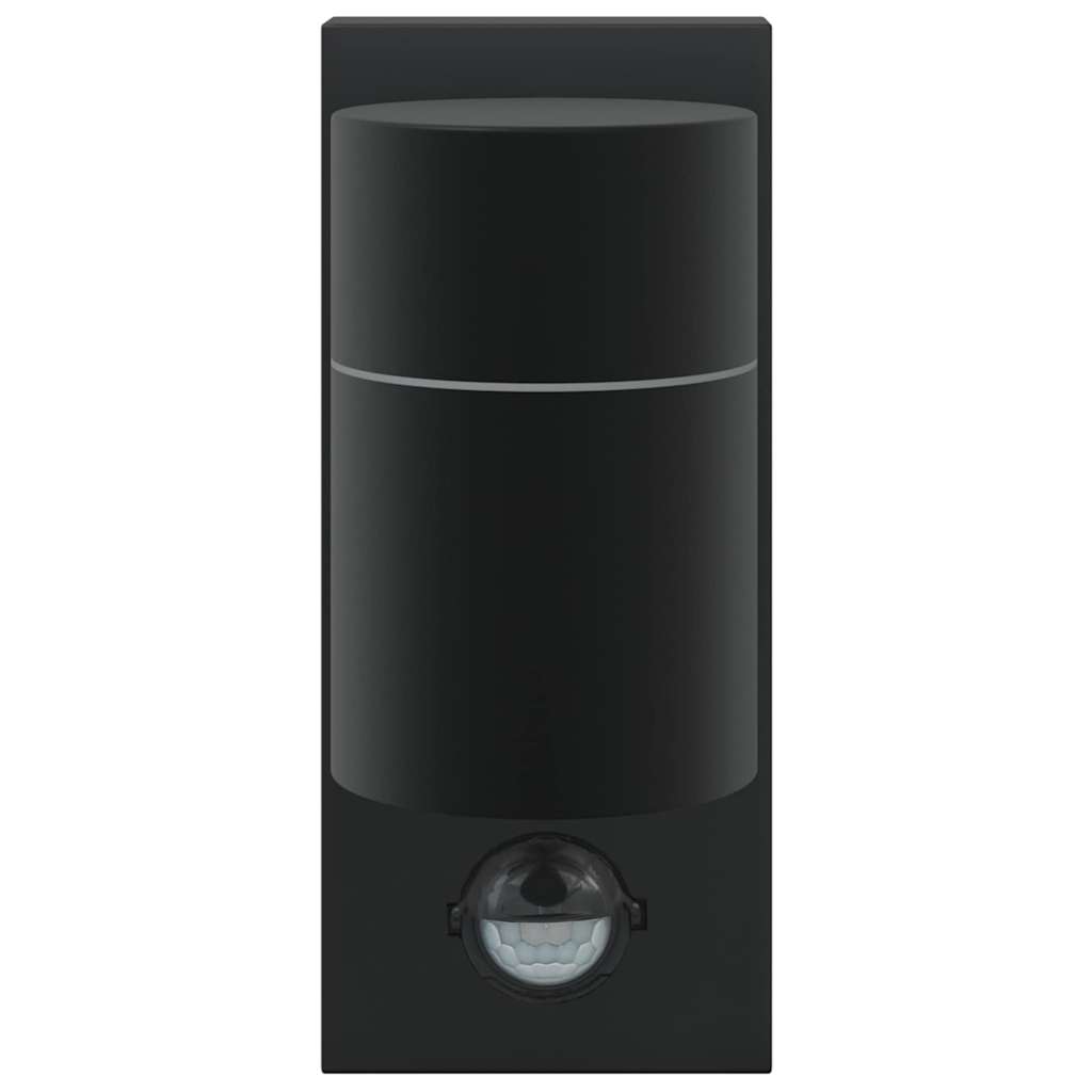 vidaXL Outdoor Wall Light 2 pcs Black 6.5 x 10.5 x 16 cm 5