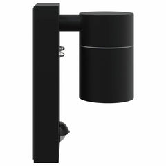 vidaXL Outdoor Wall Light 2 pcs Black 6.5 x 10.5 x 16 cm 6