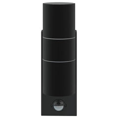 vidaXL Outdoor Wall Light 2 pcs Black 7 x 10 x 22 cm 5