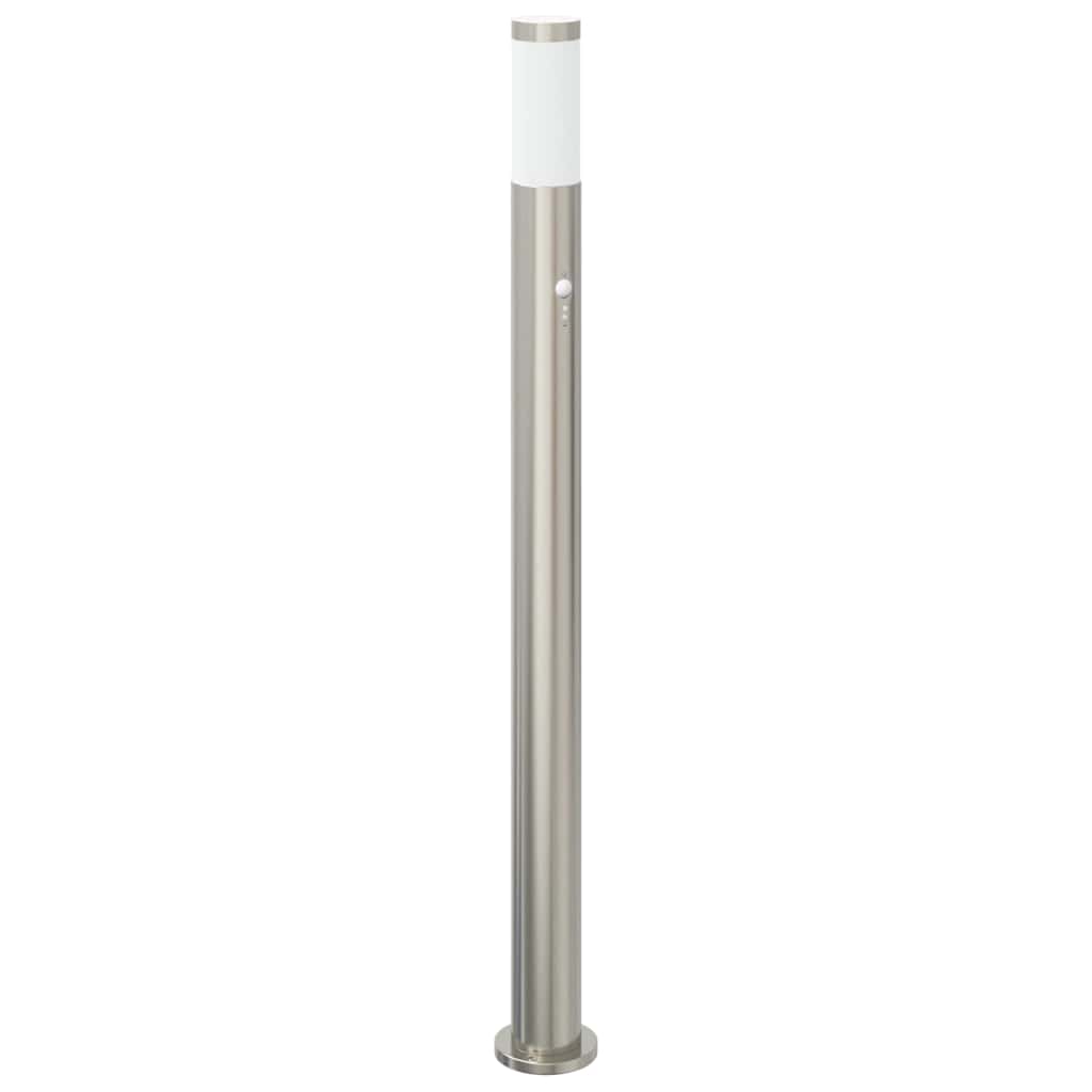 vidaXL Bollard Light with Sensor 110 cm Stainless Steel IP44 2