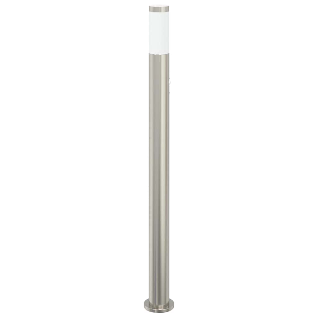 vidaXL Bollard Light with Sensor 110 cm Stainless Steel IP44 4