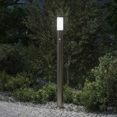 vidaXL Bollard Light with Sensor 110 cm Stainless Steel IP44 1