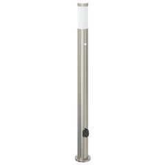vidaXL Bollard Lights with Sensor&Outlet 3pcs 110 cm 4