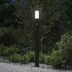 vidaXL Bollard Light with Sensor 110 cm Stainless Steel IP44 1