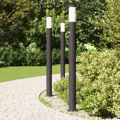 vidaXL Bollard Lights with Sensor 3pcs 110 cm Stainless Steel IP44 3