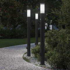 vidaXL Bollard Lights with Sensor&Outlet 3pcs 110 cm 1