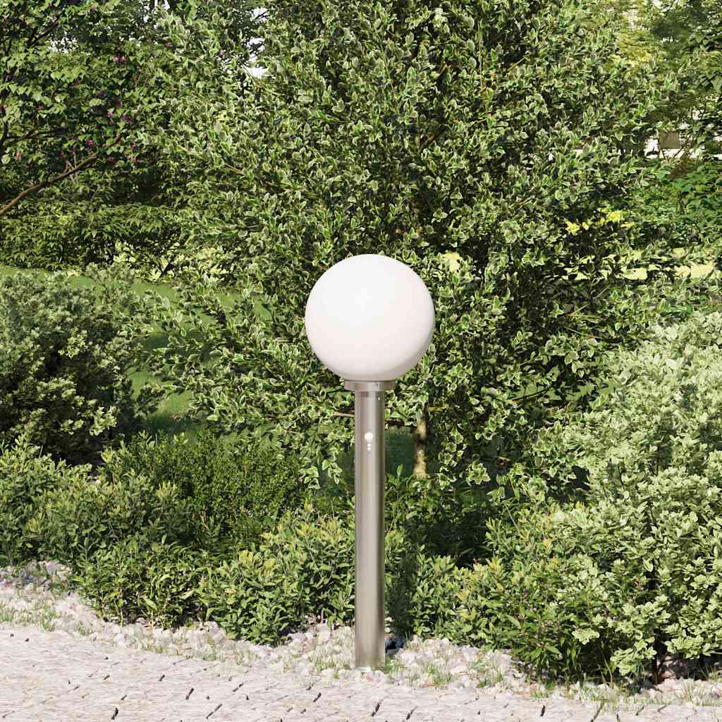 vidaXL Bollard Light with Sensor 80 cm Stainless Steel IP44 3