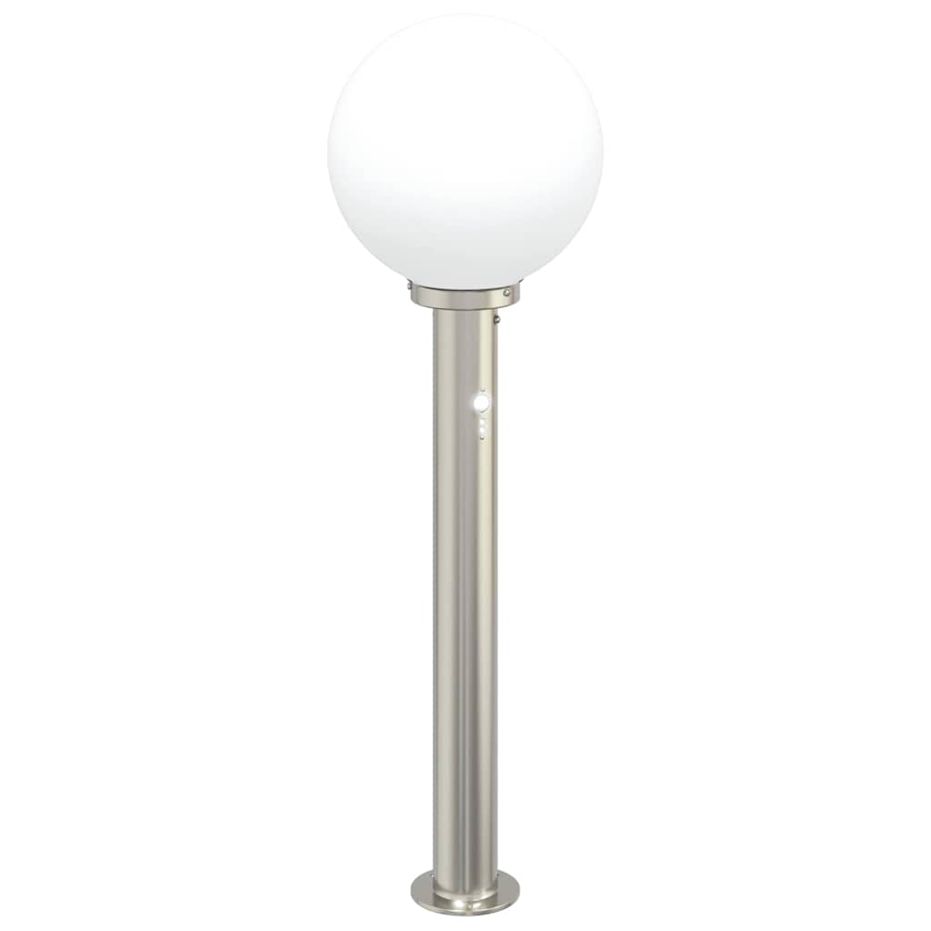 vidaXL Bollard Lights with Sensor 3 pcs 80 cm Stainless Steel IP44 4