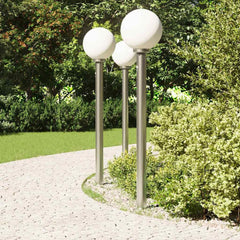 vidaXL Bollard Lights with Sensor 3 pcs 120 cm Stainless Steel IP44 3