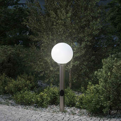 vidaXL Bollard Light with Outlet 80 cm Stainless Steel IP44 1