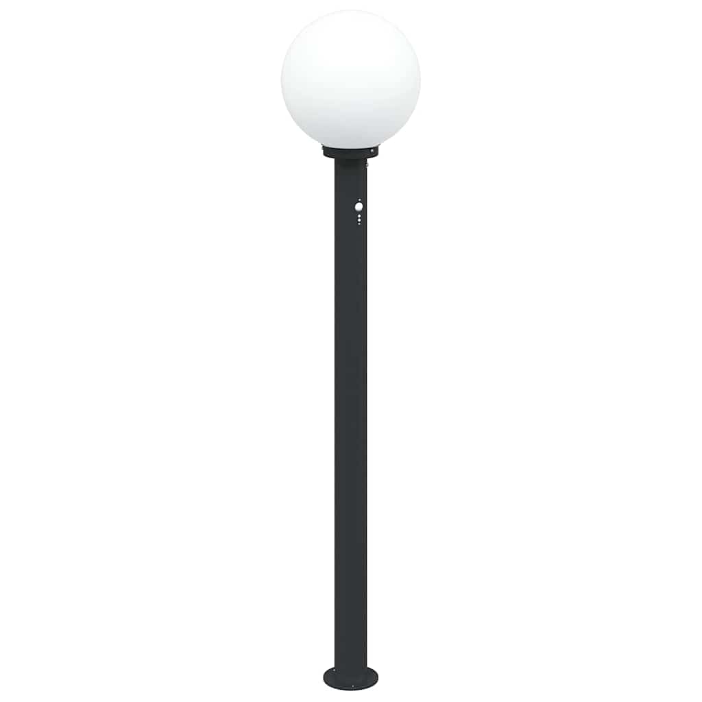 vidaXL Bollard Lights with Sensor 3 pcs 120 cm Black IP44 4