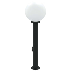 vidaXL Bollard Light with Outlet 80 cm Black IP44 5