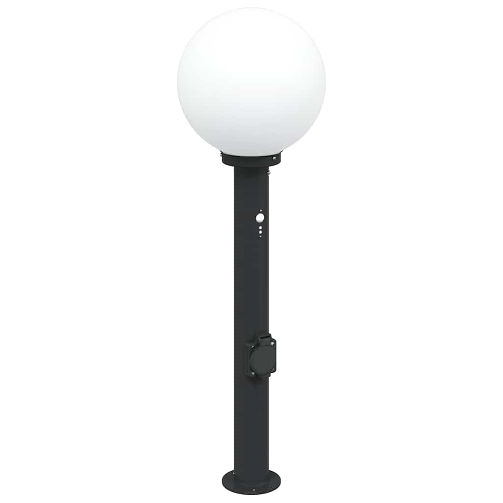 Bollard Sensor&Outlet Black IP44
