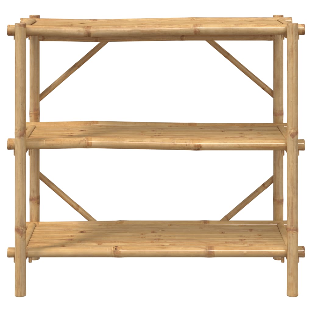 vidaXL 3-Layer Shelf 100x40x90 cm Bamboo 4