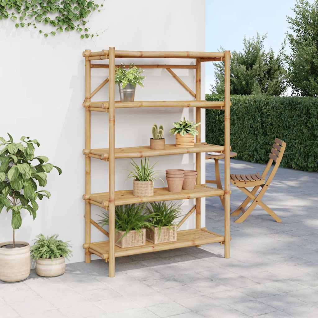 vidaXL 5-Layer Shelf 100x40x150 cm Bamboo 3