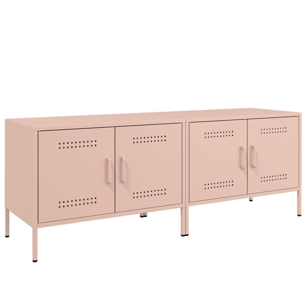 TV Cabinet 68x39x50,5 cm Steel Pink 2