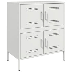 Sideboard 68x39x79 cm Steel White
