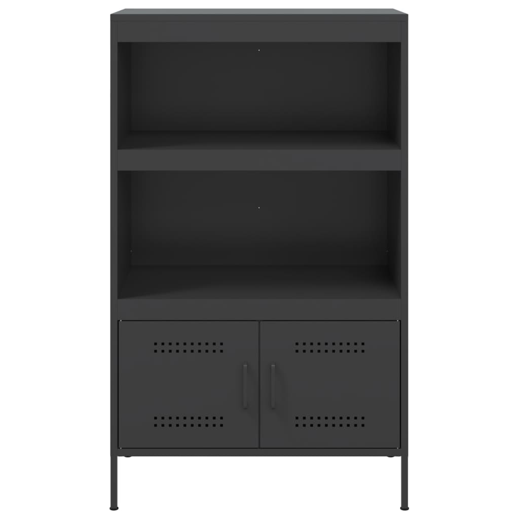 vidaXL Highboard Black 68x39x113 cm Steel 6