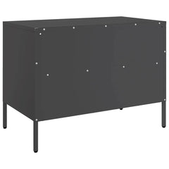 TV Cabinet 68x39x50,5 cm Steel Black 2